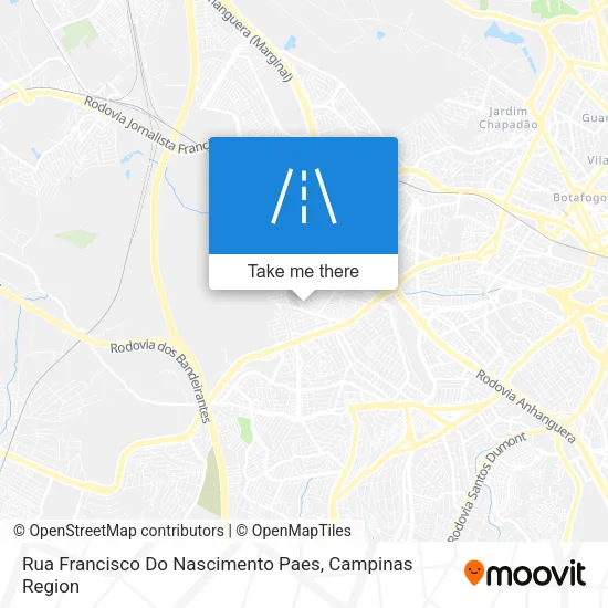 Rua Francisco Do Nascimento Paes map