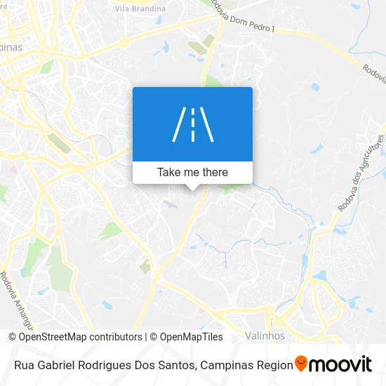 Rua Gabriel Rodrigues Dos Santos map