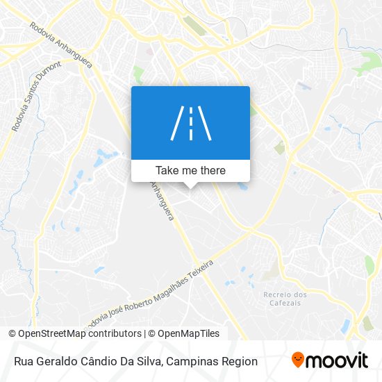 Mapa Rua Geraldo Cândio Da Silva