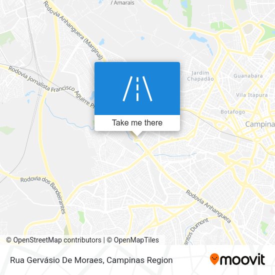 Rua Gervásio De Moraes map