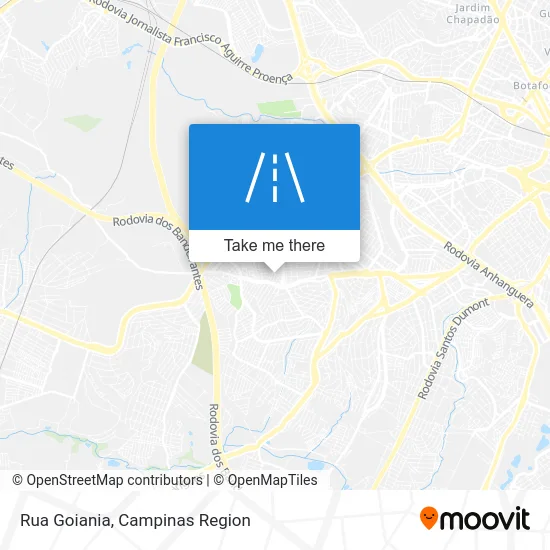 Rua Goiania map
