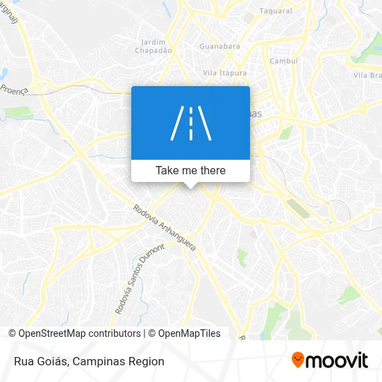 Rua Goiás map
