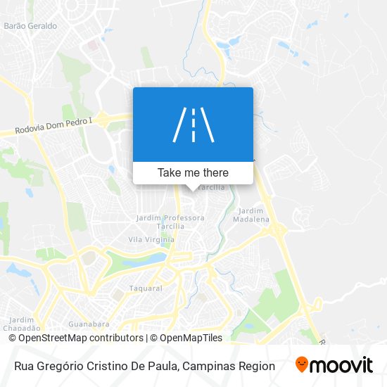 Rua Gregório Cristino De Paula map