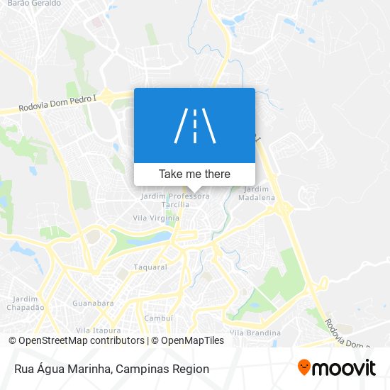 Rua Água Marinha map