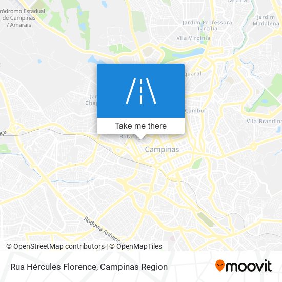 Rua Hércules Florence map