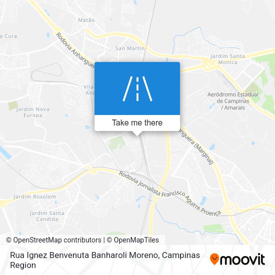 Rua Ignez Benvenuta Banharoli Moreno map