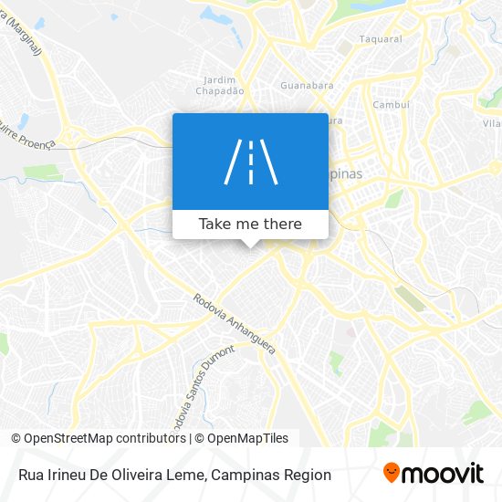 Rua Irineu De Oliveira Leme map