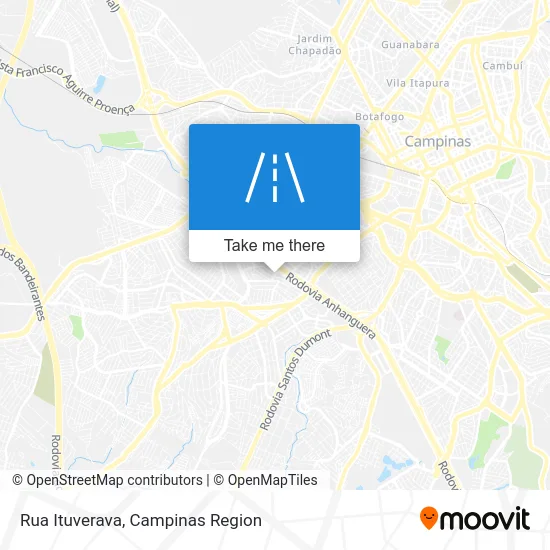 Rua Ituverava map