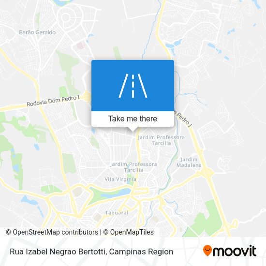 Rua Izabel Negrao Bertotti map