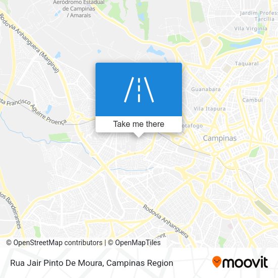 Rua Jair Pinto De Moura map