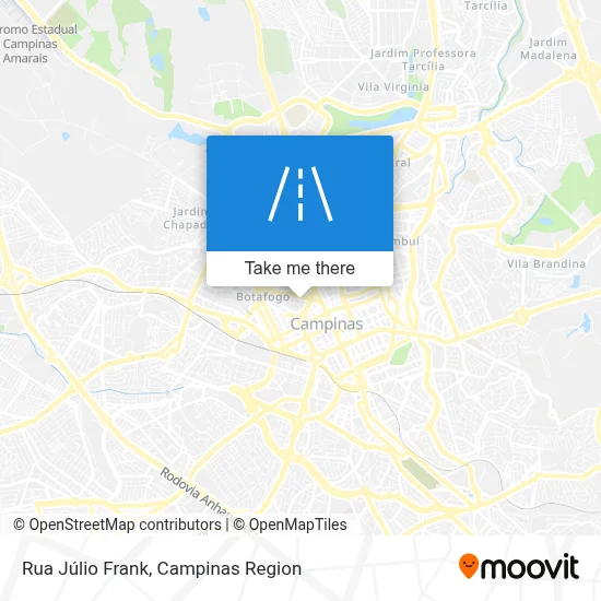 Rua Júlio Frank map