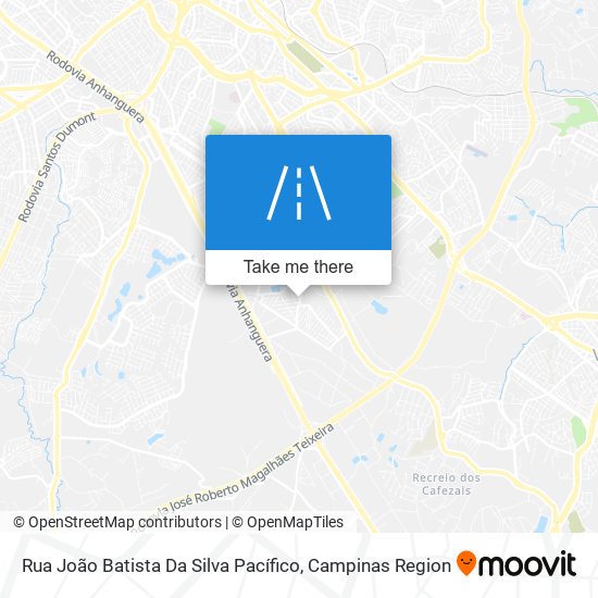 Mapa Rua João Batista Da Silva Pacífico