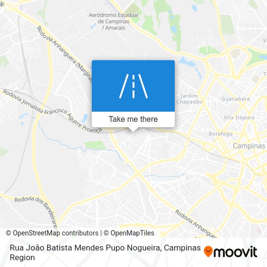 Rua João Batista Mendes Pupo Nogueira map