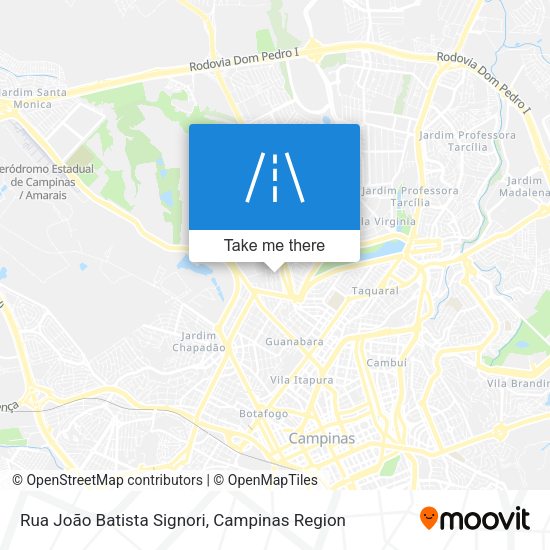 Rua João Batista Signori map