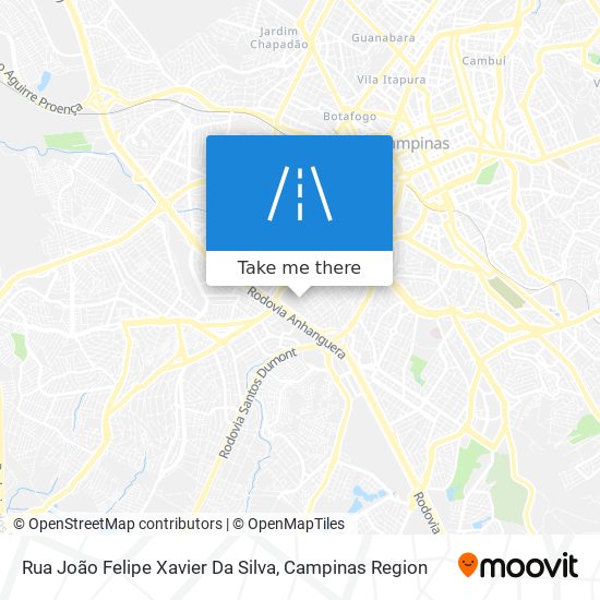 Rua João Felipe Xavier Da Silva map