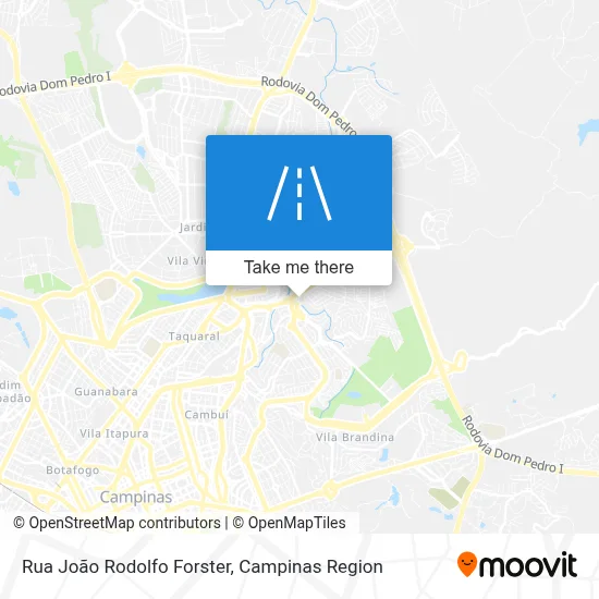 Rua João Rodolfo Forster map