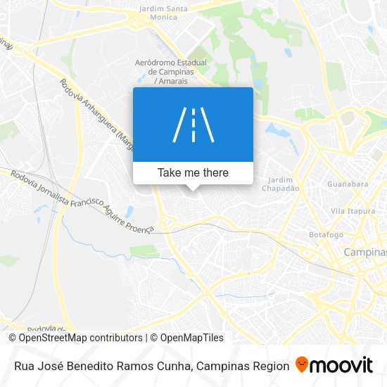 Rua José Benedito Ramos Cunha map
