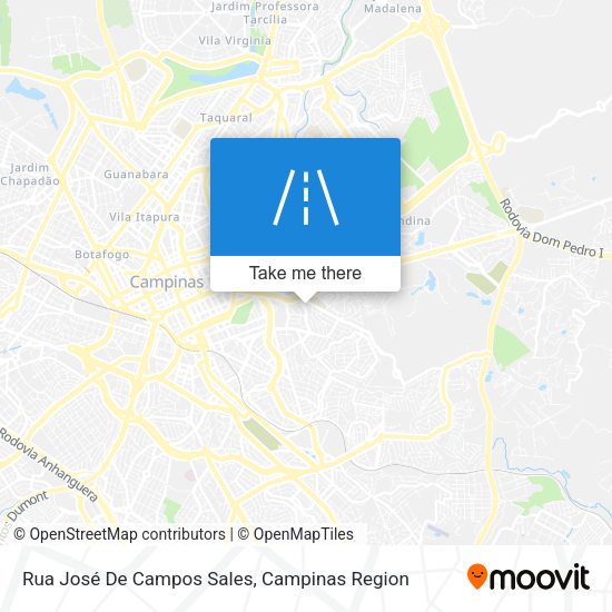Rua José De Campos Sales map