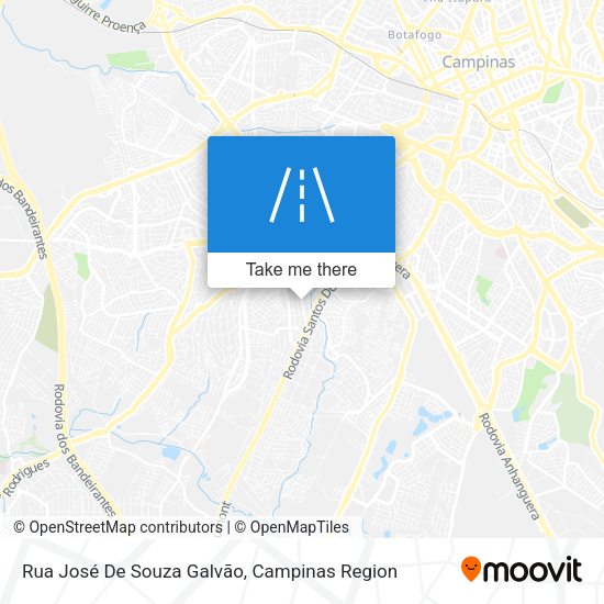 Rua José De Souza Galvão map