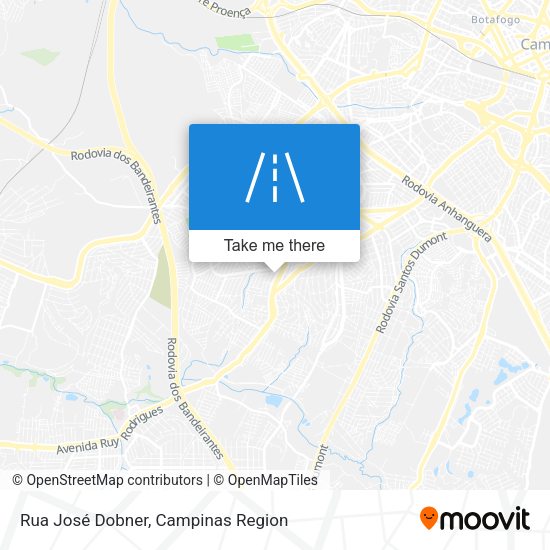 Rua José Dobner map