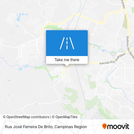 Rua José Ferreira De Brito map