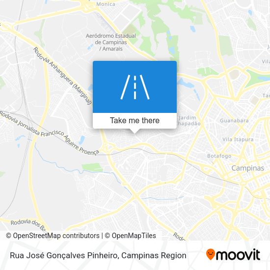 Rua José Gonçalves Pinheiro map