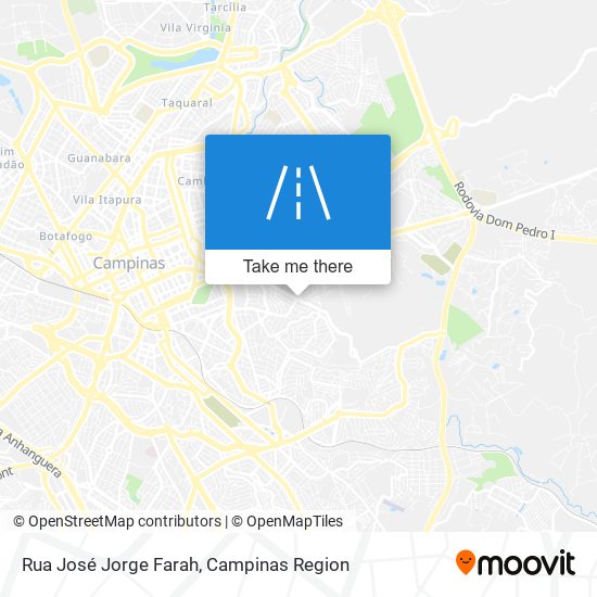 Mapa Rua José Jorge Farah