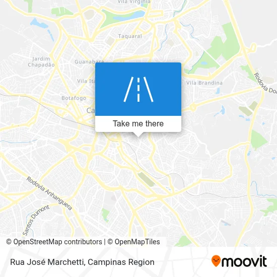 Rua José Marchetti map