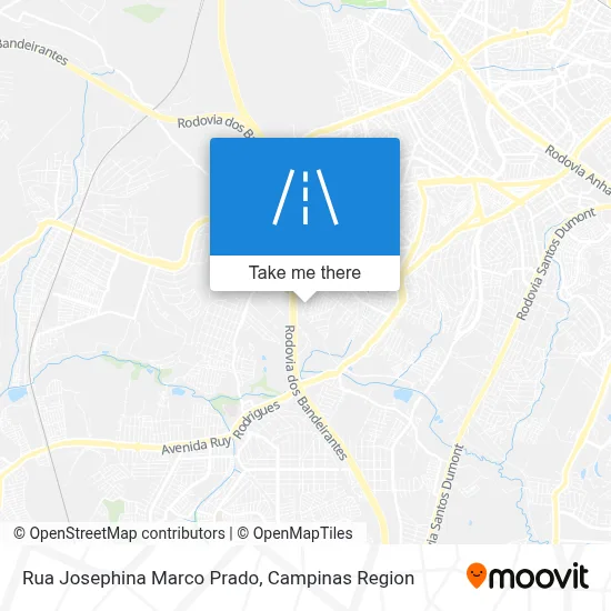 Rua Josephina Marco Prado map