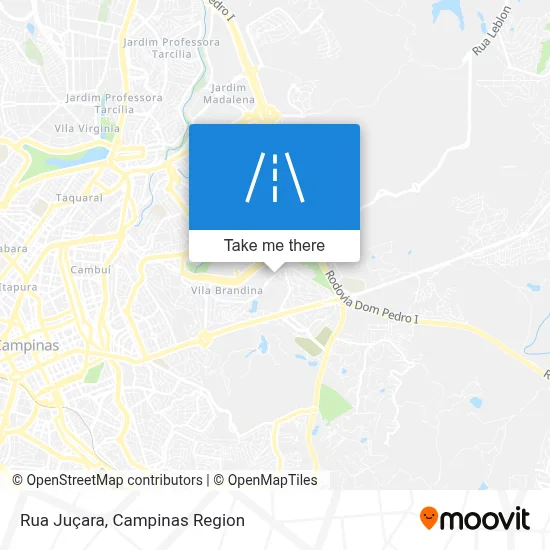 Rua Juçara map