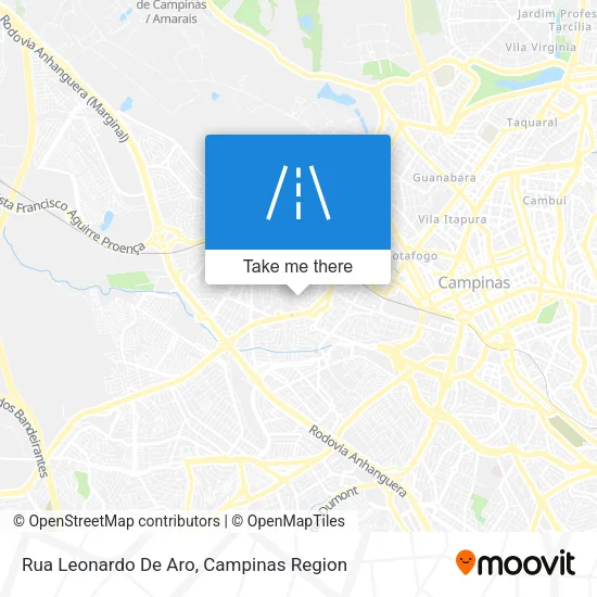 Rua Leonardo De Aro map
