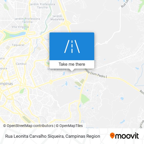 Rua Leonita Carvalho Siqueira map