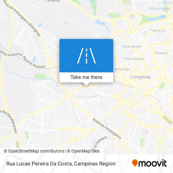 Mapa Rua Lucas Pereira Da Costa