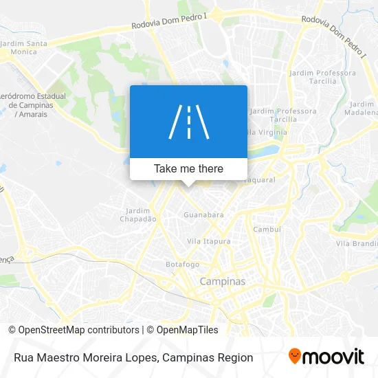 Rua Maestro Moreira Lopes map
