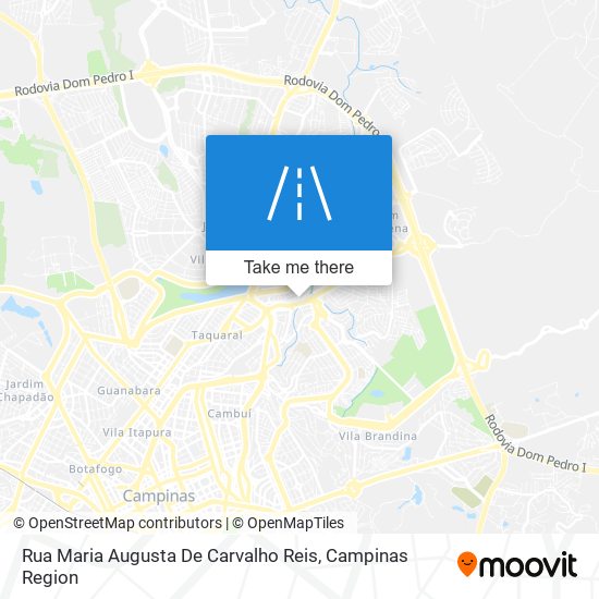 Rua Maria Augusta De Carvalho Reis map