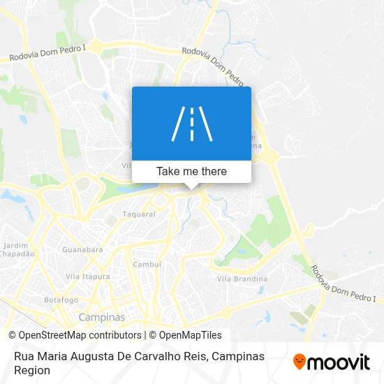 Rua Maria Augusta De Carvalho Reis map