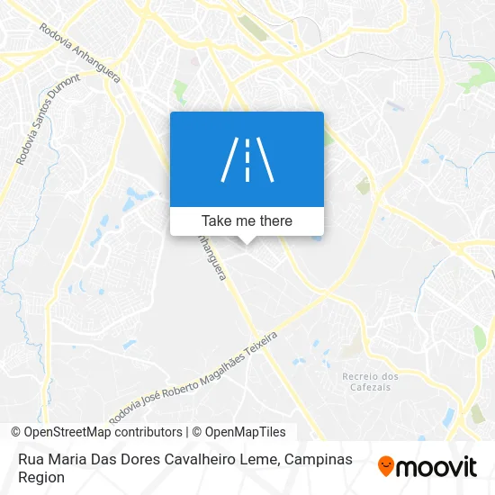 Rua Maria Das Dores Cavalheiro Leme map