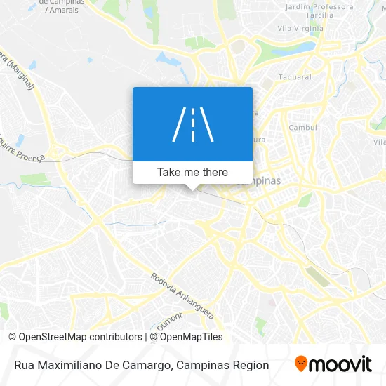 Rua Maximiliano De Camargo map
