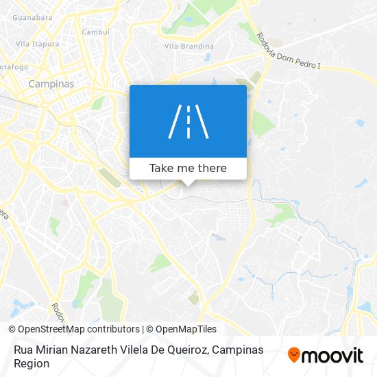 Mapa Rua Mirian Nazareth Vilela De Queiroz