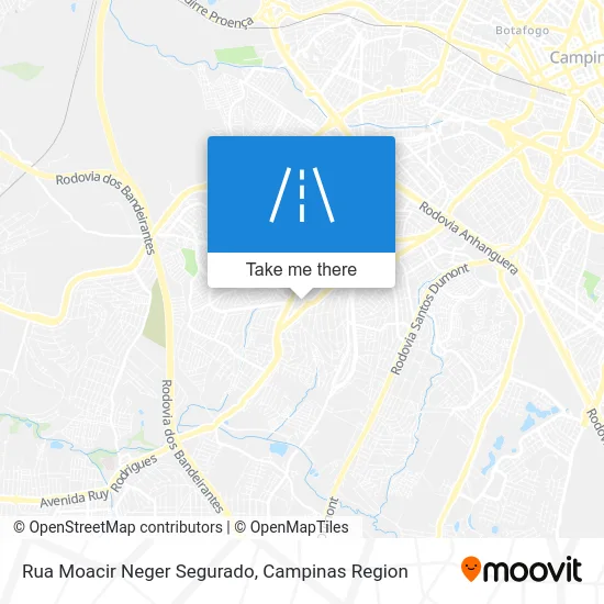 Rua Moacir Neger Segurado map