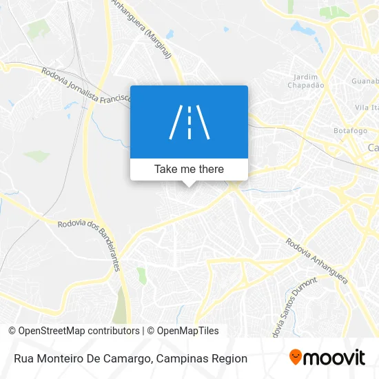 Rua Monteiro De Camargo map