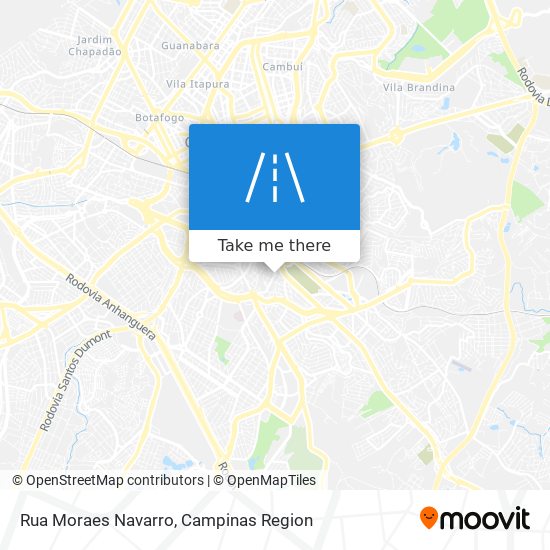Mapa Rua Moraes Navarro
