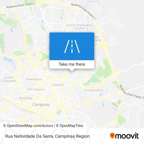 Rua Natividade Da Serra map