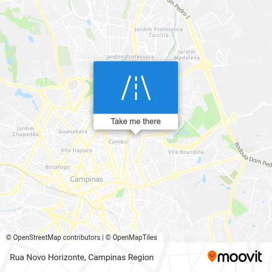 Rua Novo Horizonte map