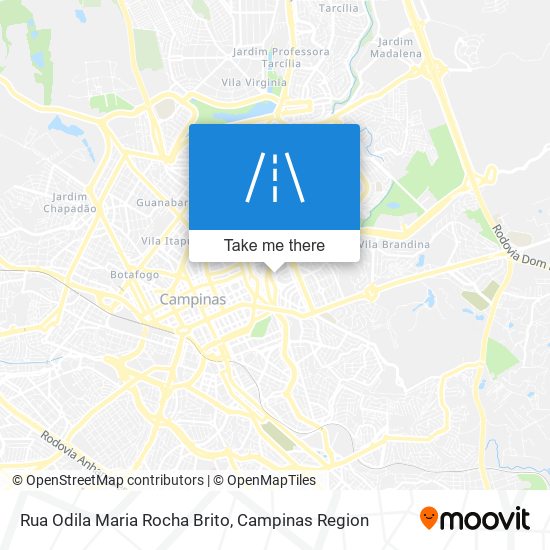 Rua Odila Maria Rocha Brito map