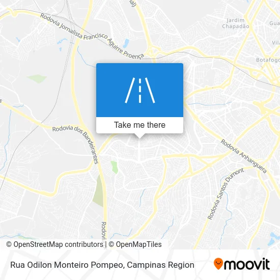 Rua Odilon Monteiro Pompeo map