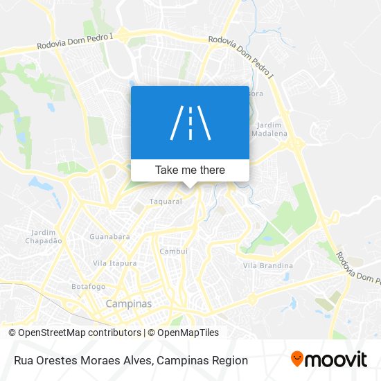 Rua Orestes Moraes Alves map