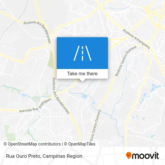 Rua Ouro Preto map