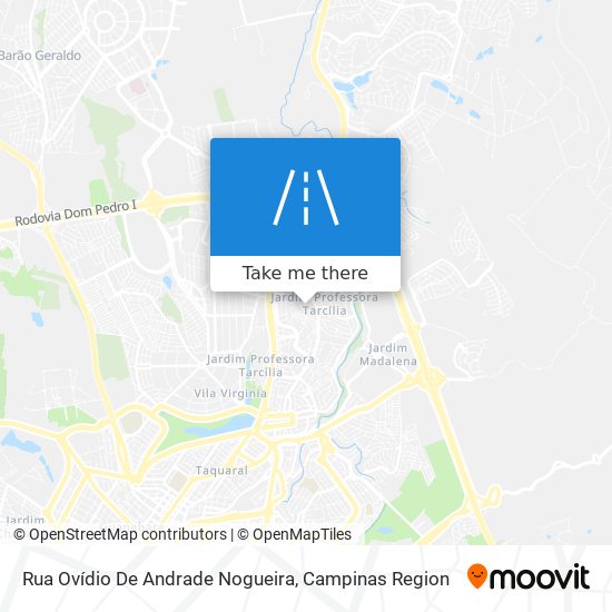 Mapa Rua Ovídio De Andrade Nogueira