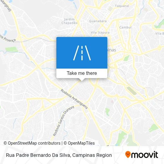 Rua Padre Bernardo Da Silva map